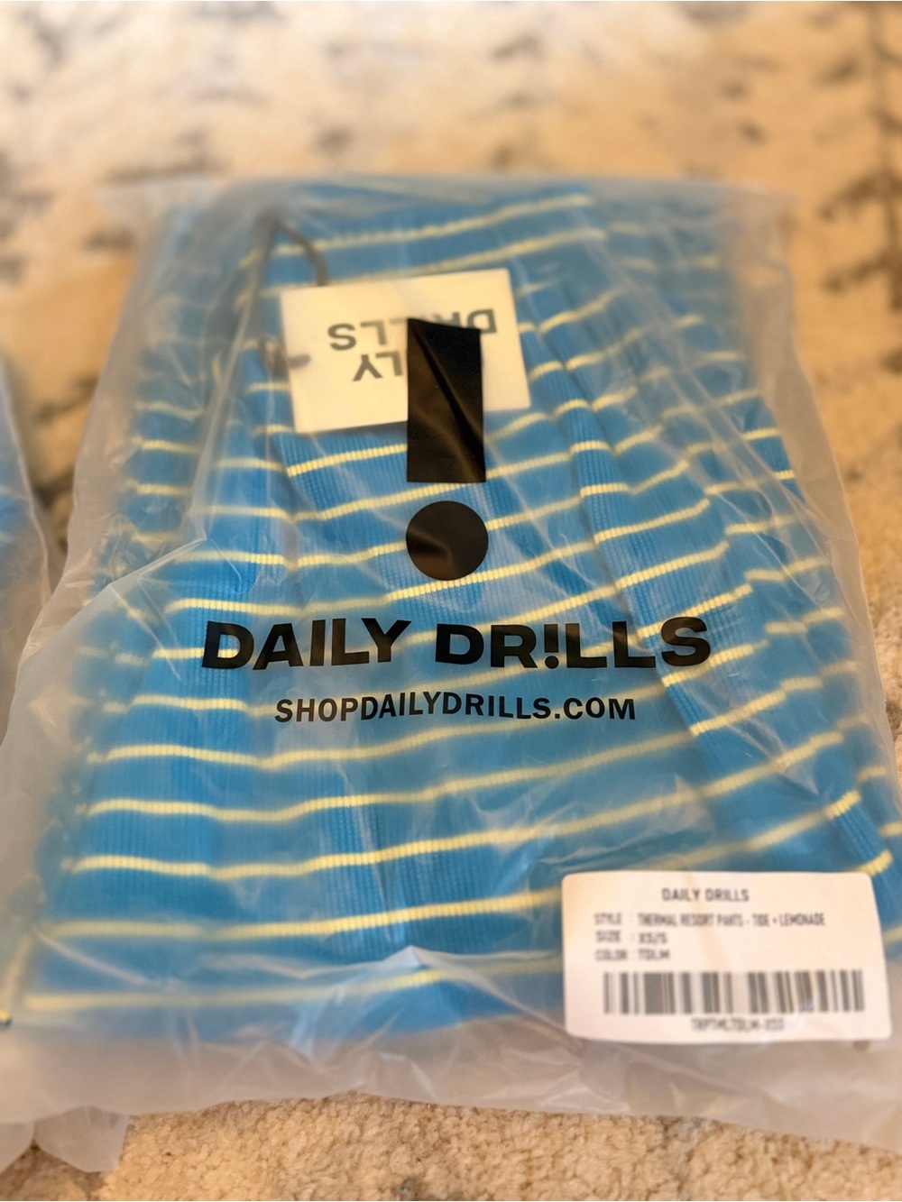 Daily Drills Thermal Set Tide and Lemonade - Picture 5 of 8